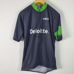 NWT-Louis Garneau Men's Cycling Short Sleeve Zip Top